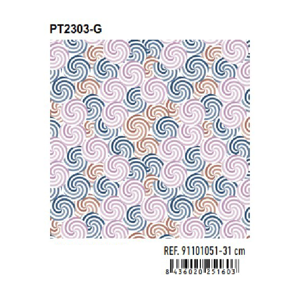 Papel de Regalo Bobinas Basika 31 cm (PT2303-G)