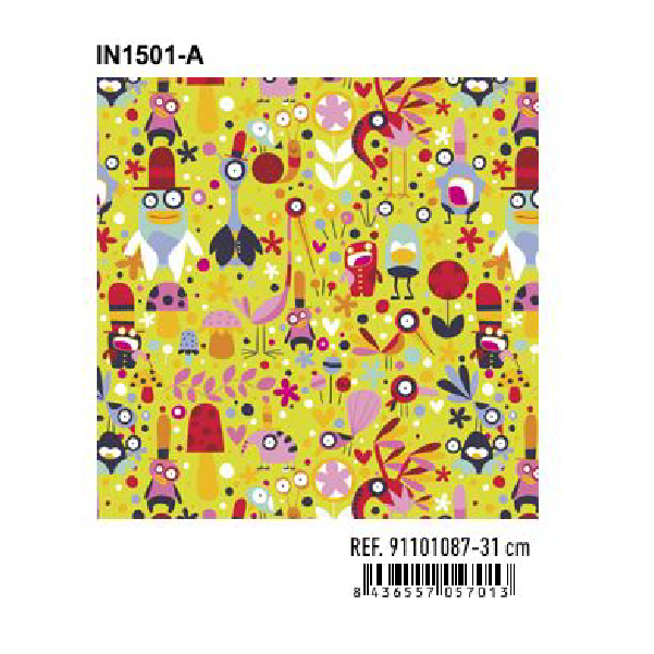 Papel de Regalo Bobinas Basika 31 cm (IN1501-A)