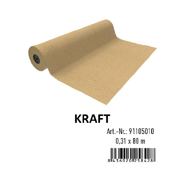 Bobina Kraft 31 cm x 80 m