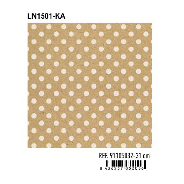 Papel de Regalo Bobinas Basika 31 cm (LN1501-KA)