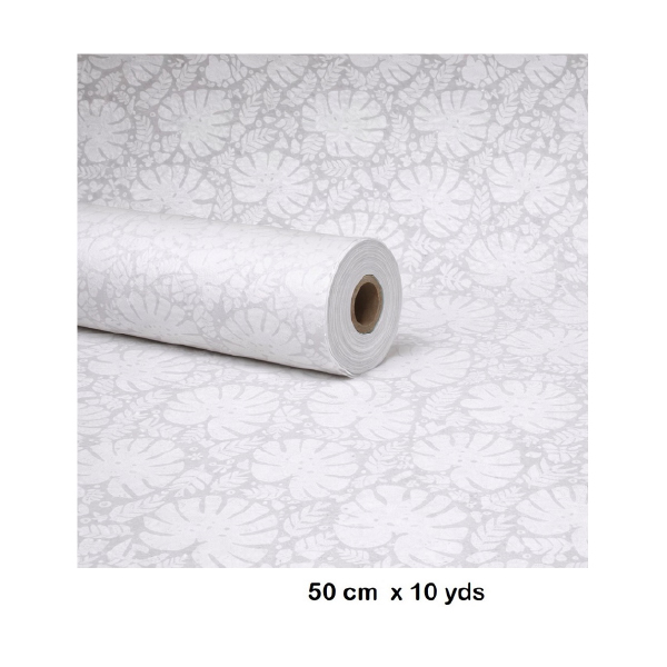 Bobina Tela Repelente Agua 50 cm x 9 m Color Blanco