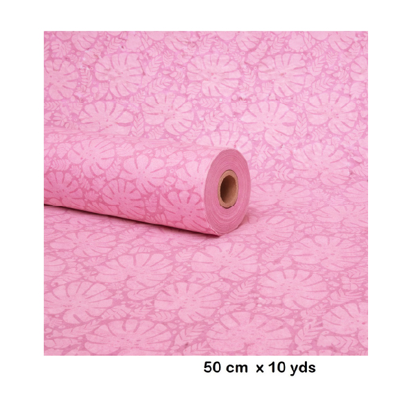 Bobina Tela Repelente Agua 50 cm x 9 m Color Rosa
