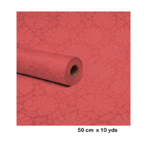 Bobina Tela Repelente Agua 50 cm x 9 m Color Rojo