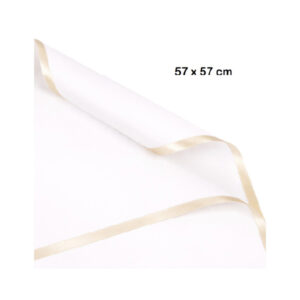 A-0995-01.jpg Paquete 20 Laminas Polipropileno Papel Coreano 57x57 cm Color Blanco