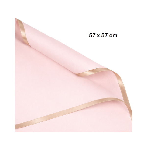 Paquete 20 Laminas Polipropileno Papel Coreano 57x57 cm Color Rosa