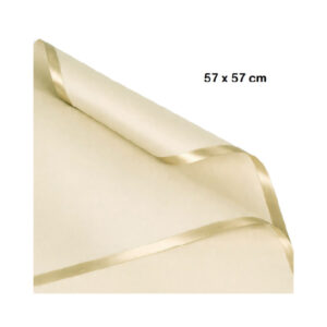 A-0995-23.jpg Paquete 20 Laminas Polipropileno Papel Coreano 57x57 cm Color Crema