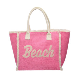 Bolso Playa 35 x 32 Neutral Beach Rosa