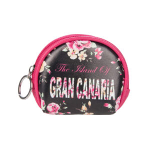 BS1002-A.jpg Monedero Redondo Flores Gran Canaria Negro