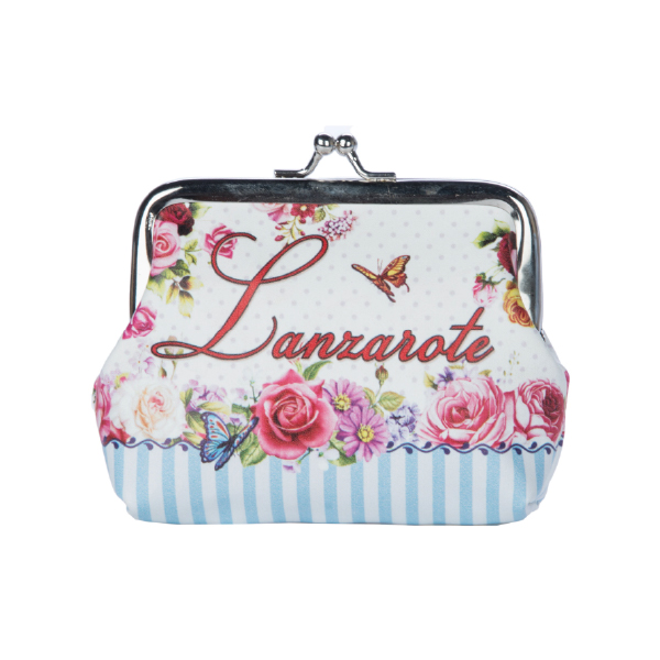Monedero Grande Vintage Lanzarote Blanco