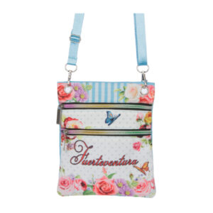 Bolso Pasaporte Vintage Fuerteventura Blanco