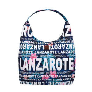 BT009-C.jpg Bolso Góndola Flowers Lanzarote Azul/Blanco/Multi.