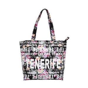 BT022-BK-1.jpg Bolso 25 x 25 Flowers Tenerife Negro/Multicolor