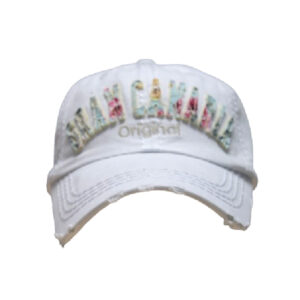CS663-A.jpg Gorra Flowers Gran Canaria Blanca