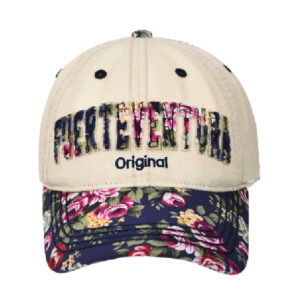 CT059-F.jpg Gorra Fuerteventura Original Flowers/Beige/Negro