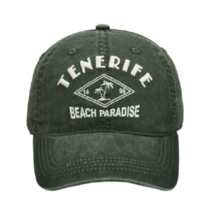 CT064-T.jpg Gorra Tenerife Beach Paradise Verde Oscuro