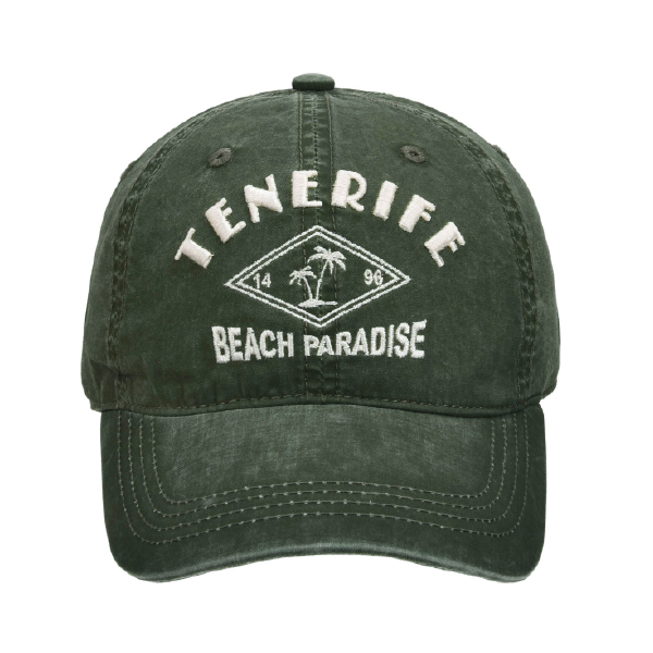 Gorra Tenerife Beach Paradise Verde Oscuro
