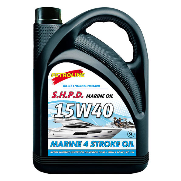 Lubricante Motor S.H.P.D. 15W40 Sintético 4 T 5 L
