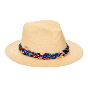 Sombrero RR Fedora Color Beige - Flores