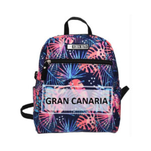 ESP4829-GC-1.jpg Mochila Pequeña Flowers Gran Canaria Azul