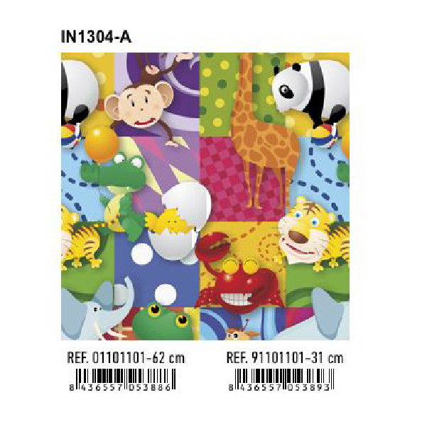 Papel de Regalo Bobinas Basika 62 cm (IN1304-A)