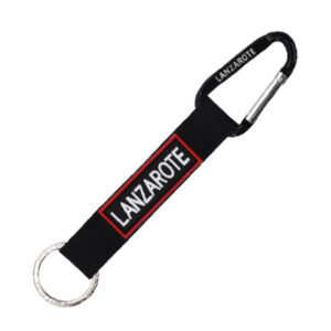 KL003-BK-1.jpg Llavero Mosquetón Lanzarote Negro