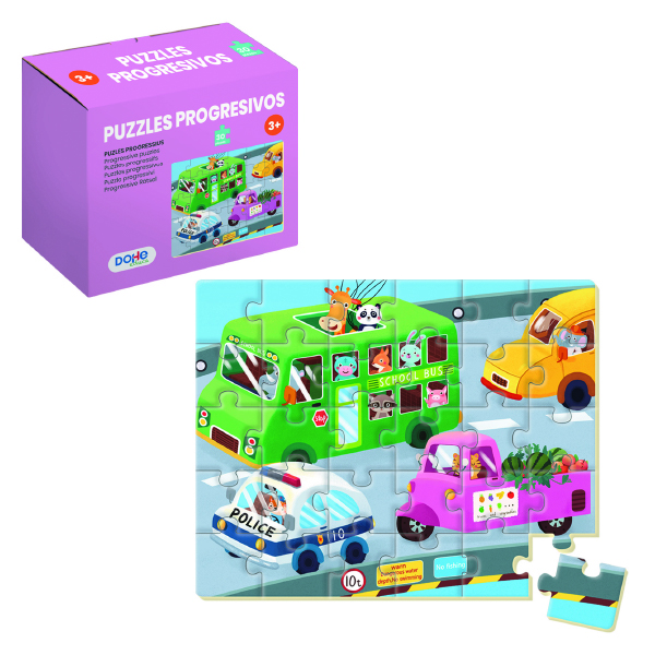Minipuzzle 30 Piezas Niños +3 Años
