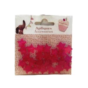 Apliques Accesorios Estrellas Rojas