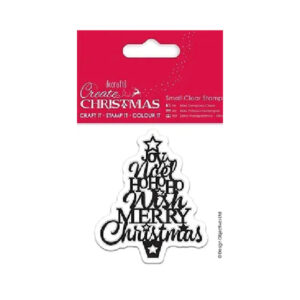 Sello Árbol Navidad Transparente