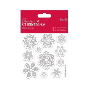 Sellos Copos Navidad Transparente