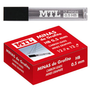 Minas-05.jpg Tubo 12 Minas de Grafito 0,5 mm