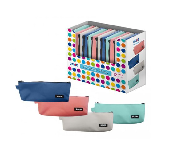 Expositor Portatodos de 1 Cremallera Colores Lisos y Rectangulares