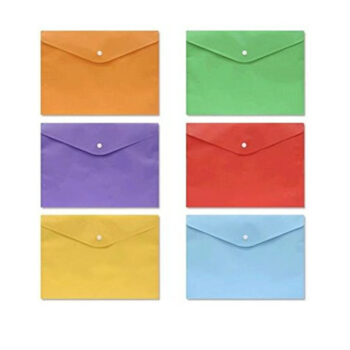 Sobre Broche Color Transparente A-4