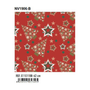 01101188 Papel de Regalo Bobinas Navidad Basika 62 cm (NV1906-B)