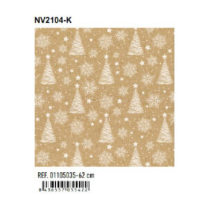 011015035 Papel de Regalo Bobinas Navidad Basika 62 cm (NV2104-K)