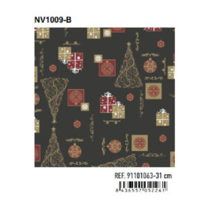 91101063 Papel de Regalo Bobinas Navidad Basika 31 cm (NV1009-B)