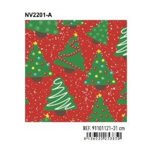91101121 Papel de Regalo Bobinas Navidad Basika 31 cm (NV2201-A)