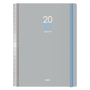 Agenda Memphis Espiral Color Gris