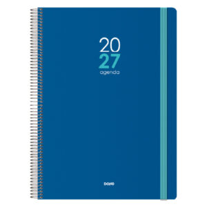 Agenda Memphis Espiral Color Azul
