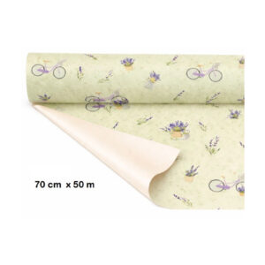 Bobina Papel Antihumedad Bici Verde 70 cm x 50 m